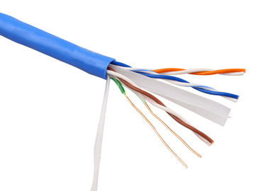 100デジタル通信30の電圧のためのフィートFTP Cat6Aケーブルの青い色