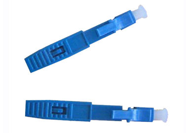 単一モードLC Upc繊維のコネクター、青い光ファイバ ケーブルのコネクター